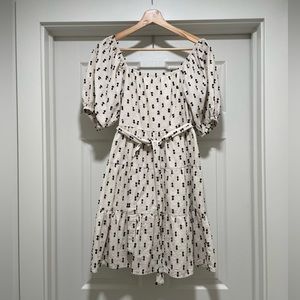 Sim and Sam puff sleeve dress